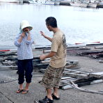 First pic of Cute babe tries out vibrator on pussy outdoor | Japan HDV