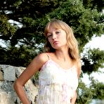 First pic of Euro Babe Strips Naked Outside