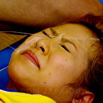 Fourth pic of Cheerleader Yui Aoyama gets oiled up | JapanHDV