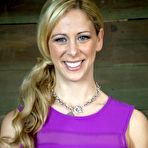First pic of SexPreviews - Cherie DeVille blonde in purple dress is chain bound and pussy machine fucked