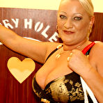 First pic of This mama gets a special surprise through the hole