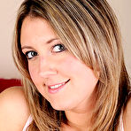 First pic of Adorable Blonde Nina Strips Down And Masturbates With Sex Toy On Her Bed