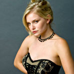 First pic of Fair haired model Liz Ashley with big tits and hairy pussy poses totally naked