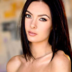 Fourth pic of Marley Brinx Sultry Brunette Sheds Blue Lace Lingerie