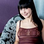 First pic of Young looking raven babe with nice body Zelda B shows her bald pussy as she spreads her legs