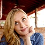 Second pic of Ember Volland Eating BBQ