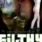 First pic of SexPreviews - Bonnie Day redhead is metal bound in dungeon her legs spread