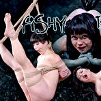 Fourth pic of SexPreviews - Siouxsie Q is bound in rope her pussy made to cum by black master