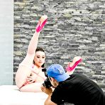 Fourth pic of Sweet Proxy Paige suffers from deep anal fucking while the raunchy group fuck