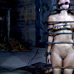 First pic of SexPreviews - London River is metal bound electro toyed with cowbell between her legs