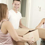 First pic of Playful girls Julia and Silvia in erotic threesome at PinkWorld Blog