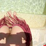 Second pic of Hotty Stop / Lucy Vixen Pool Candid