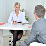 First pic of Exciting business lady Samantha Jolie seduced her client for wild fuck and fucked hard with him in the office