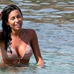 Fourth pic of Federica Nargi in bikini on a beach in Mykonos Island
