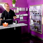 First pic of Naughty blonde Rikki Rumor fucks tanning salon employee at PinkWorld Blog