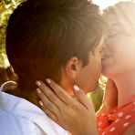 First pic of Dude gets an oral sex treatment from teen chick Molly Bennett and then impales her on his cock