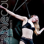 First pic of SexPreviews - Sierra Cirque is cable bound her dress and garter stockings stripped pussy vibrated