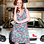 First pic of Ella Hughes bangs the car salesman in the garage