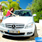 First pic of CARWASH with Suzie Carina, Paula Shy - Viv Thomas