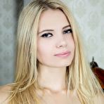Fourth pic of Blonde Sweetie Shows Shaved Pussy