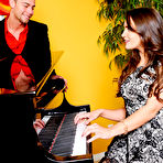 First pic of Lingerie girl Teal Conrad is getting her delicious looking nub cleft penetrated in various poses