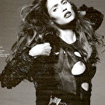 First pic of Bianca Balti blac-&-white scans, shows tits and ass