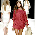 Third pic of Bianca Balti see through runway shots