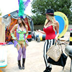 First pic of Busty circus sluts Kelly Madison,  Brooklyn Chase, Anikka Albrite and others fuck their boss hard.