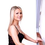 First pic of Sexy Blonde Girl Samantha Takes Off Her Lingerie