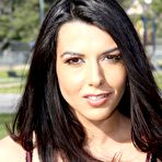 First pic of Lou Charmelle gets both her tight holes banged by black cocks in interracial threesome