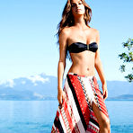 Fourth pic of Caroline Francischini posing in sexy bikinies