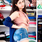 First pic of Petite young amateur Chiara showing her meaty lips at PinkWorld Blog