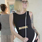 First pic of Tattooed bombshell Emma Mae showing her banging curves at PinkWorld Blog