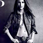 First pic of Catherine McNeil sexy posing black-&-white scans