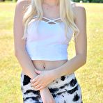 First pic of Sexy blonde babe Blake Bartelli flashing in public at PinkWorld Blog