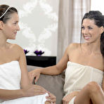 First pic of 
      Alexa Tomas and Cindy Carson share a juicy cock at the spa
    