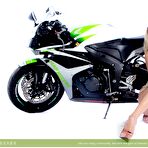 Third pic of A Blonde And Her Bike