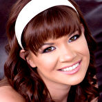 First pic of Alison Rae Brunette Newcomer Drops Denim Cutoff Shorts