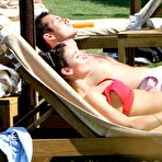 Second pic of Christine Bleakley nipple slip on the beach paparazzi shots
