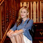 First pic of Ember Volland In A White Skirt