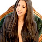 First pic of Bella Quinn Wears a Black Robe