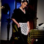 First pic of Filthy housemaid Jessyka Swan lifts her uniform up and gets the anal hole diddled