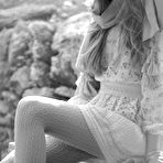 Third pic of Clara Alonso black and white photshoot