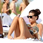 First pic of Claudia Galanti sexy in bikini on the beach in Miami