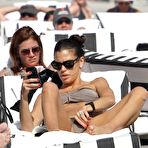 Third pic of Claudia Galanti boob out on the beach in Miami
