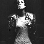 First pic of Claudia Gerini naked black-and-white photos