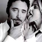 Third pic of Claudia Gerini naked black-and-white photos
