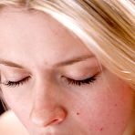 Third pic of Eden from abbywinters.com - Hairy blonde amateur fingering her wet pussy at Brdteengal