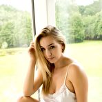 Second pic of Hayley Marie in a Satin Nightdress