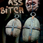 Fourth pic of SexPreviews - Bella Rossi busty is bound and ass toyed by maledom in dungeon